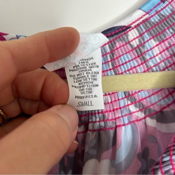 New Vtg SJS Women’s Nightgown Size Small Purple BNWT - Picture 3 of 4